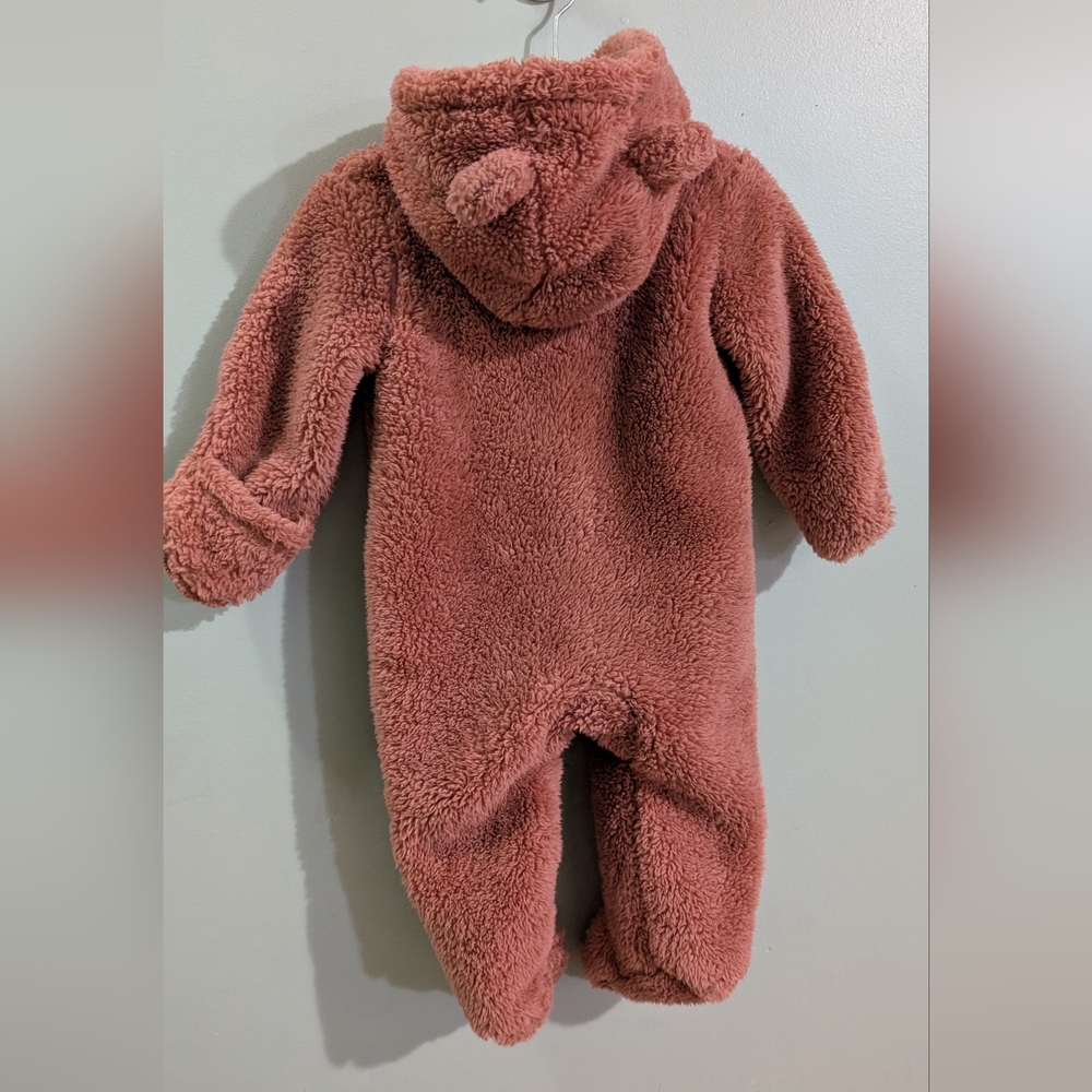 Cozy Pink Fleece Kids One Piece *B13